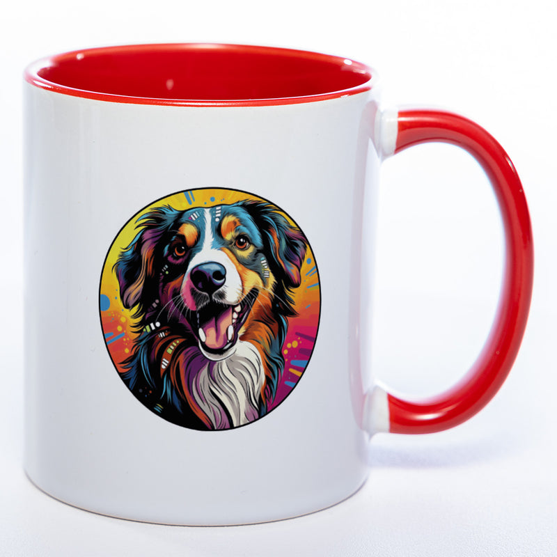 Mug Art Tasse mit Epagneul Breton & wahlweise mit NAME - Kaffeetasse StickyWorld Exclusive