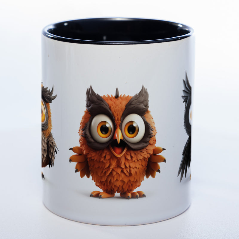 Eulenparade Tasse exclusive Kaffeetasse spülmaschinenfest