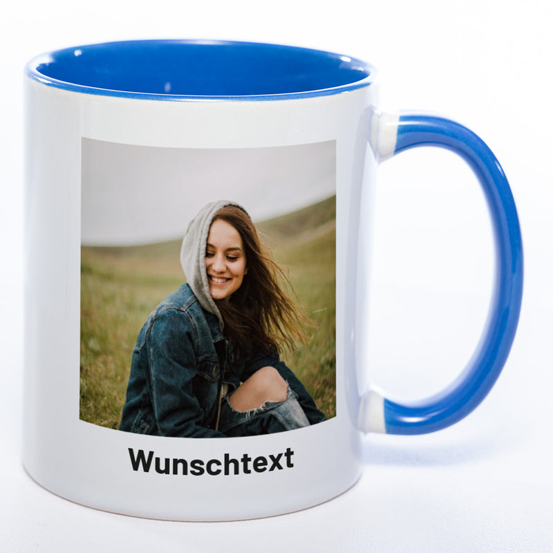 Tasse mit Foto und Text - spülmaschinenfest | Jetzt selbst gestalten!