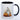 Motiv-Tasse mit süßem Geist und und 2 Kürbissen  - exclusive Kaffeetasse spülmaschinenfest