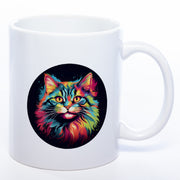 Tasse weiß Katze