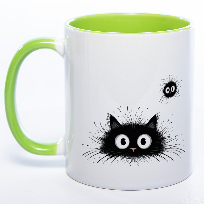 Katzen Motiv-Tasse  - süße Kaffeetasse in vielen Farben - Miezetasse spülmaschinenfest