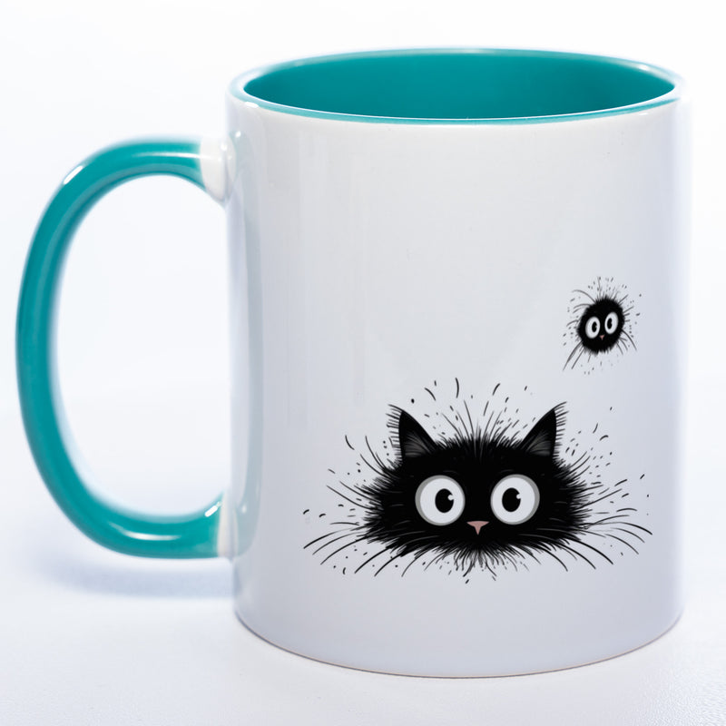 Katzen Motiv-Tasse  - süße Kaffeetasse in vielen Farben - Miezetasse spülmaschinenfest