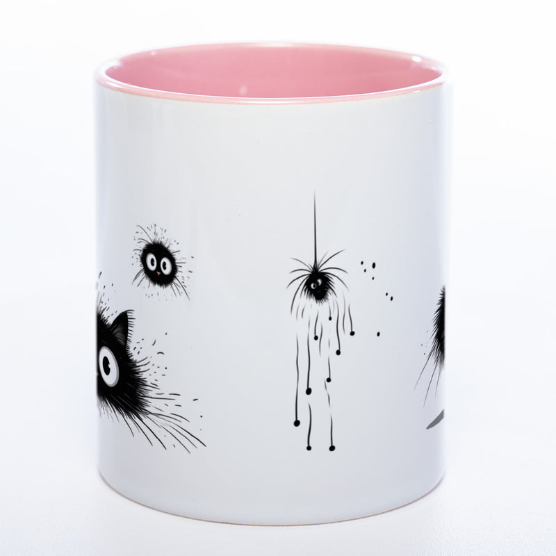 Katzen Motiv-Tasse  - süße Kaffeetasse in vielen Farben - Miezetasse spülmaschinenfest