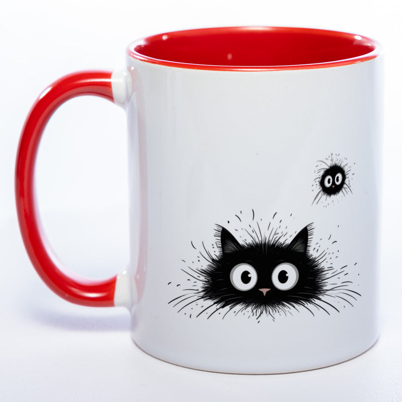 Katzen Motiv-Tasse  - süße Kaffeetasse in vielen Farben - Miezetasse spülmaschinenfest