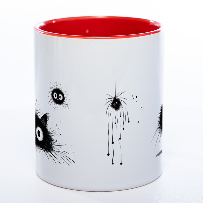 Katzen Motiv-Tasse  - süße Kaffeetasse in vielen Farben - Miezetasse spülmaschinenfest