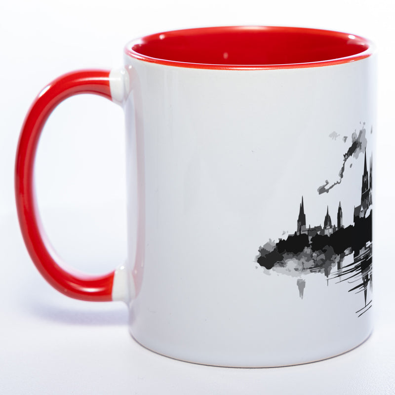 Spülmaschinenfeste Motiv-Tasse Skyline KÖLN
