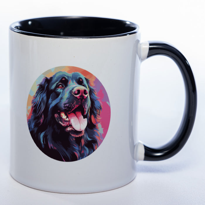 Mug Art Tasse mit Neufundländer & wahlweise mit NAME - Kaffeetasse StickyWorld Exclusive