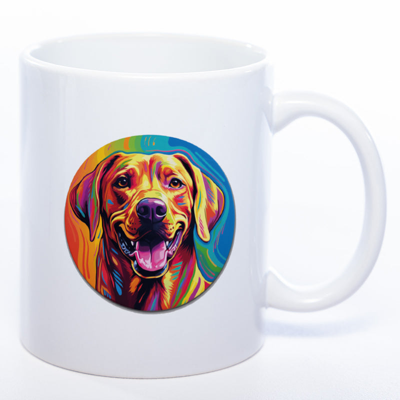 Mug Art Tasse mit Rhodesian Ridgeback & wahlweise mit NAMEN- Kaffeetasse StickyWorld Exclusive