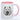Hundetasse Samoyede 1 mit Wunschname in rosa