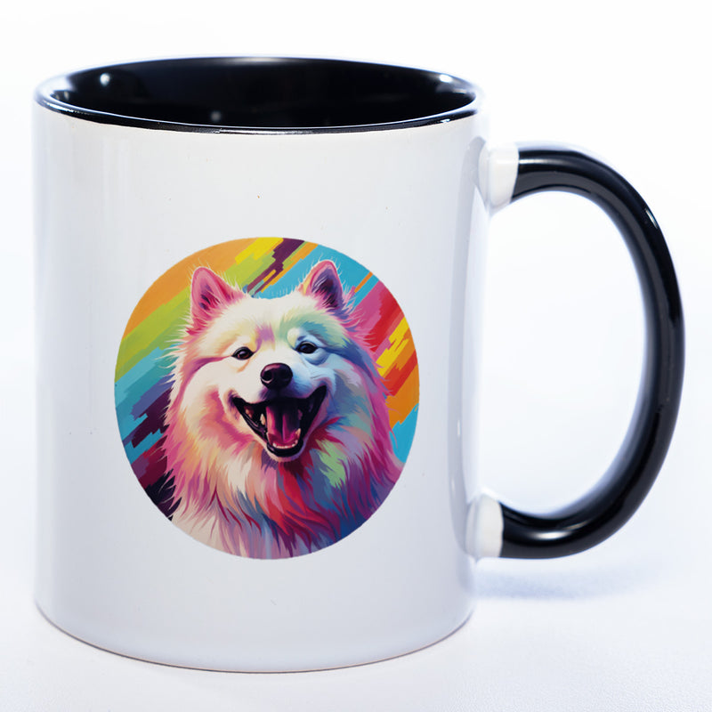 Mug Art Tasse mit Samoyede Motiv 4 wahlweise mit NAME - Kaffeetasse StickyWorld Exclusive