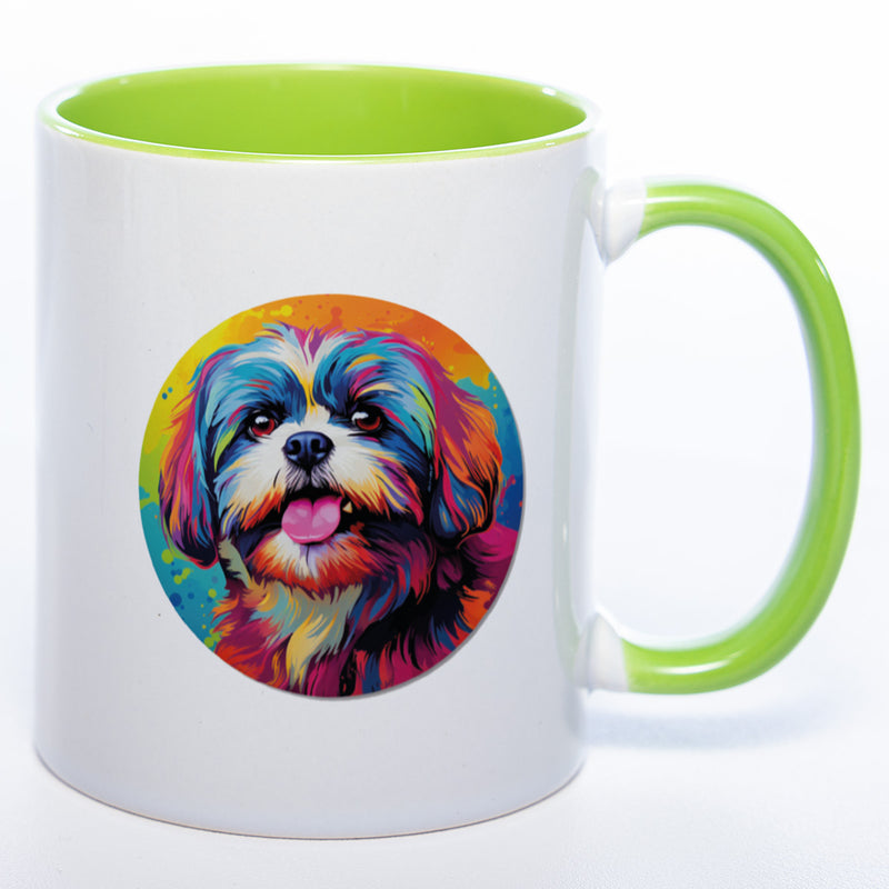 Mug Art Tasse mit Shih Tzu wahlweise mit NAMEN- Kaffeetasse StickyWorld Exclusive