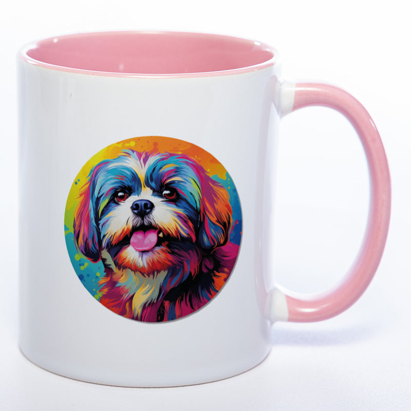 Mug Art Tasse mit Shih Tzu wahlweise mit NAMEN- Kaffeetasse StickyWorld Exclusive