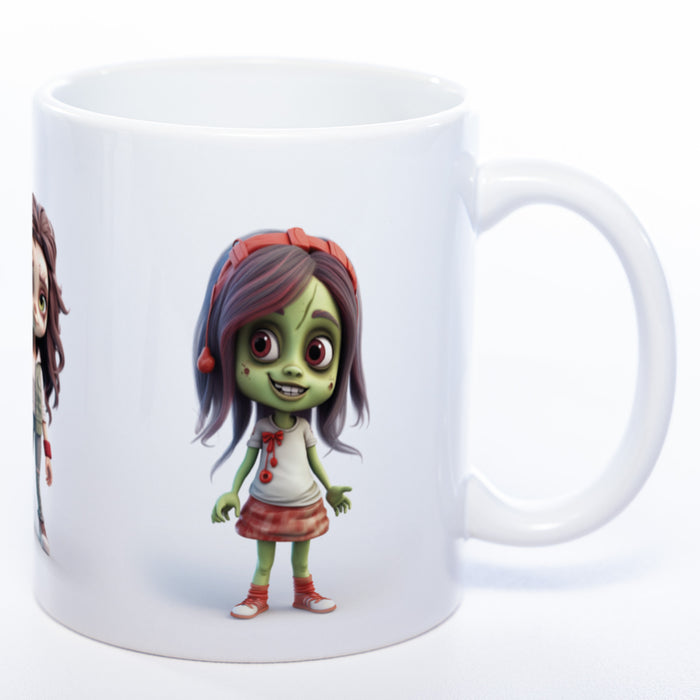 Zombie Mädchen Trio - exclusive Kaffeetasse spülmaschinenfest