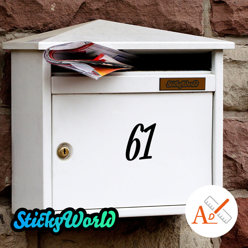 Buchstabe oder Zahl nach Wahl - Höhe 10 cm ab 1,50 €