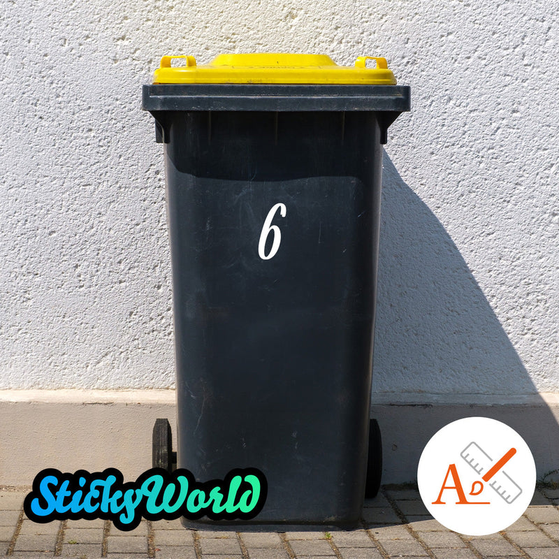 Buchstabe oder Zahl nach Wahl in SONDERFARBEN - Höhe 20 cm ab 3,50 €