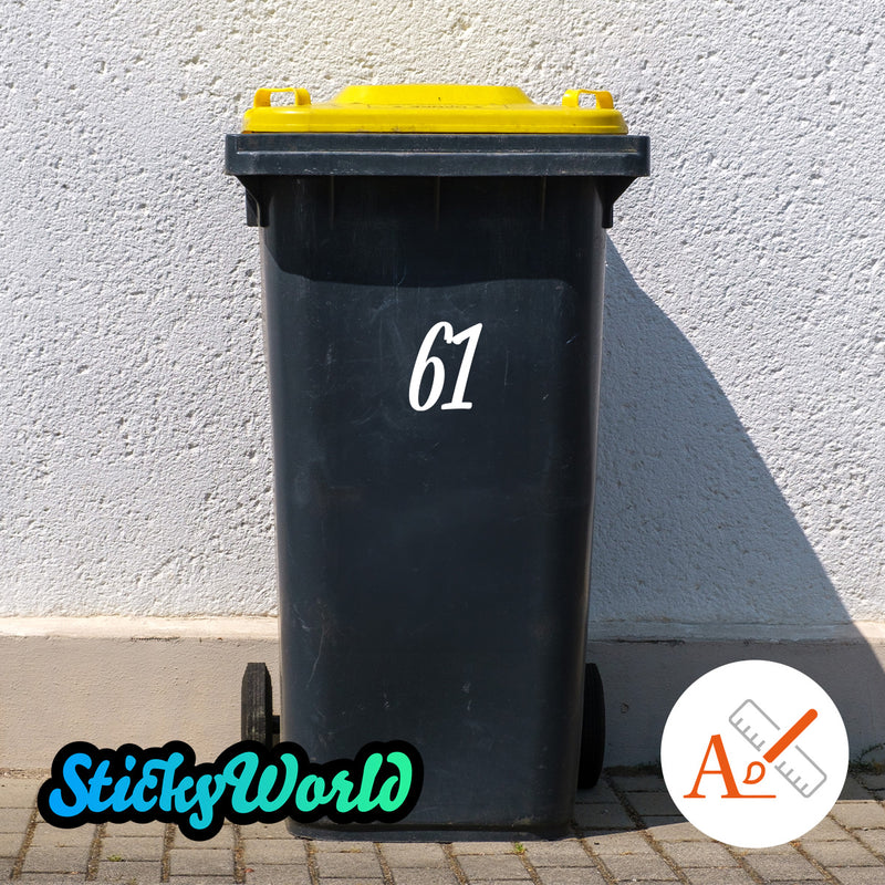 Buchstabe oder Zahl nach Wahl in SONDERFARBEN - Höhe 10 cm ab 2,50 €