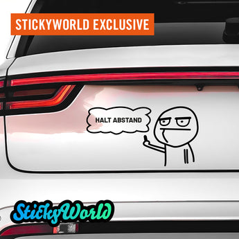 Mister Stinky 1 mit eigenem Text | Foliensticker