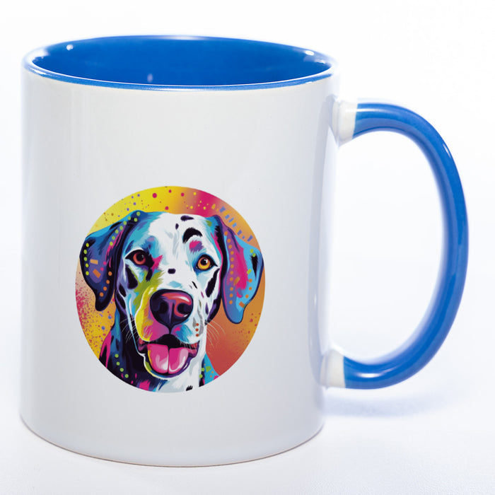 Mug Art Tasse mit Dalmatiner Motiv & wahlweise mit NAME - Kaffeetasse StickyWorld Exclusive