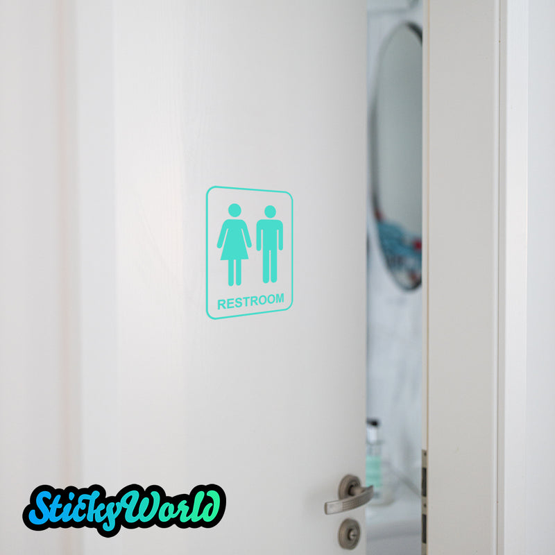 RESTROOM | Sticker für Türen