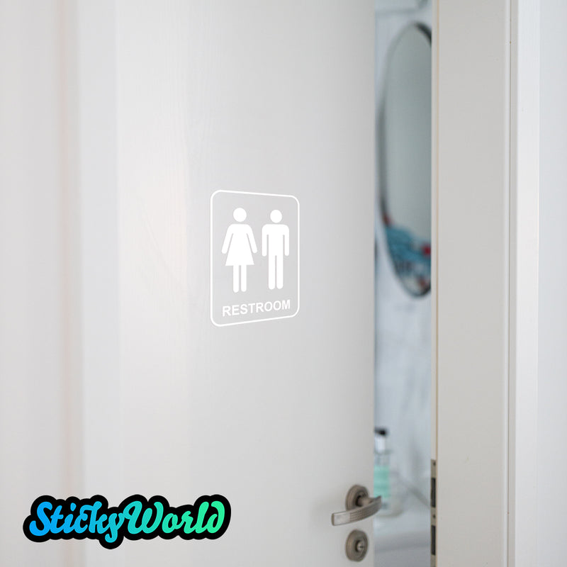 RESTROOM | Sticker für Türen